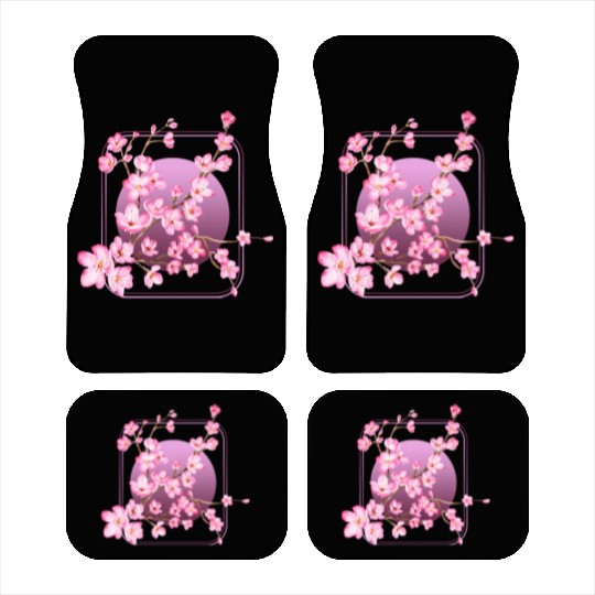 Cherry Blossom Car Mats, Pink Sakura Kawaii