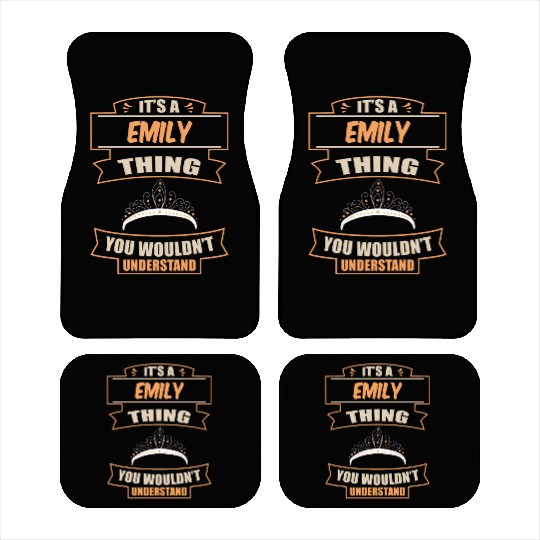 It A Emily Thing You Wouldn t Understand Women Car Mats
