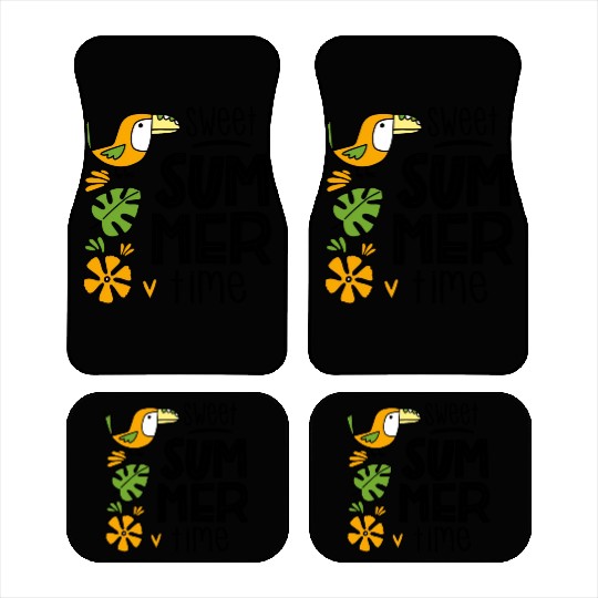 Sweet Summer Time Car Mats
