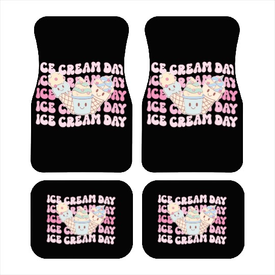 Ice Cream Day, Happy Summer Holiday Car Mats