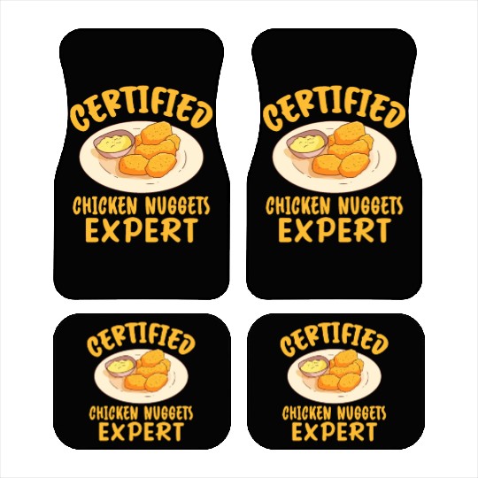 Certified Chicken Nuggets Expert Car Mats