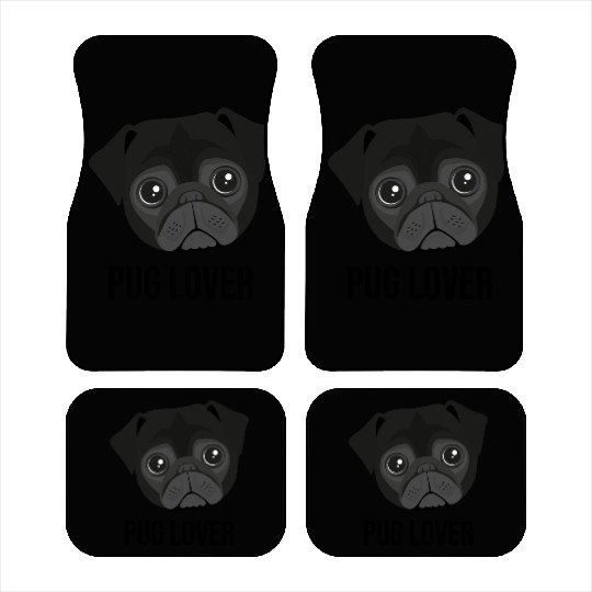 Pug lover cute Car Mats