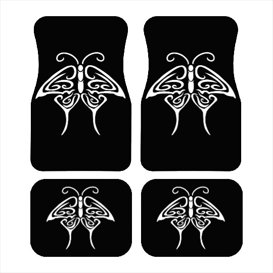 Tribal Butterfly Tattoo nostalgia Car Mats