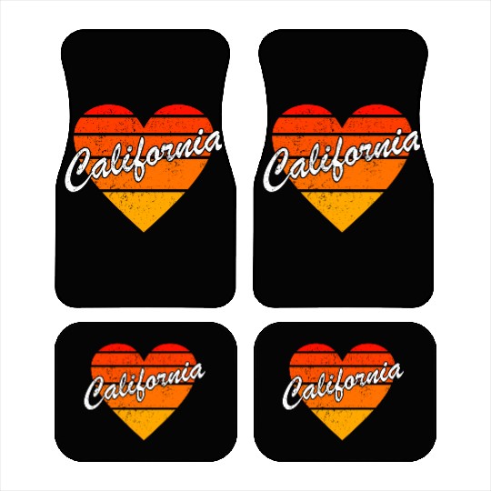 California Family Vacation 70S 80S Car Mats