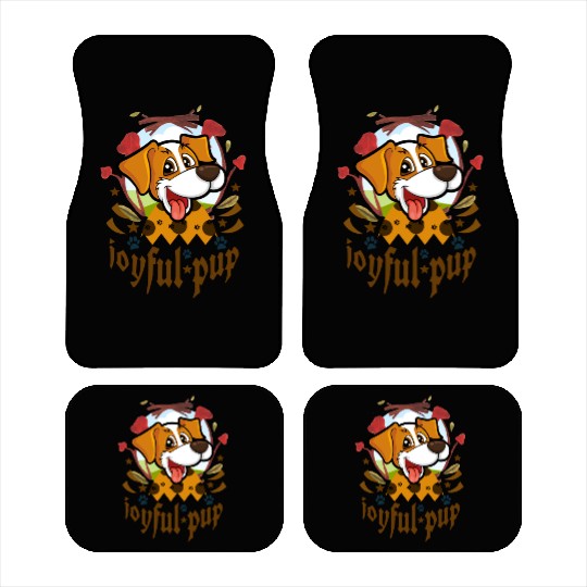 joyful pup Car Mats