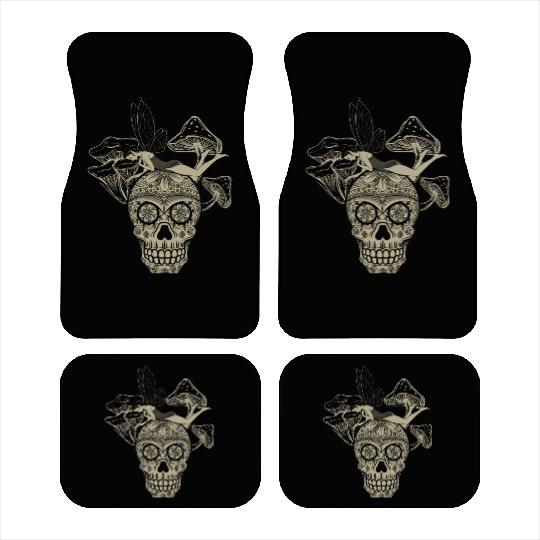 Fairy Car Mats, Fairycore Skull Skeleton And