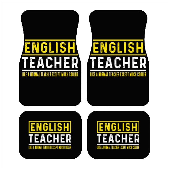English teacher teacher teaching student unicorn Car Mats