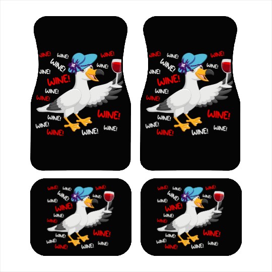 Seagull Car Mats Wine Lover North German Seagulls