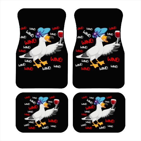 Seagull Car Mats Wine Lover North German Seagulls