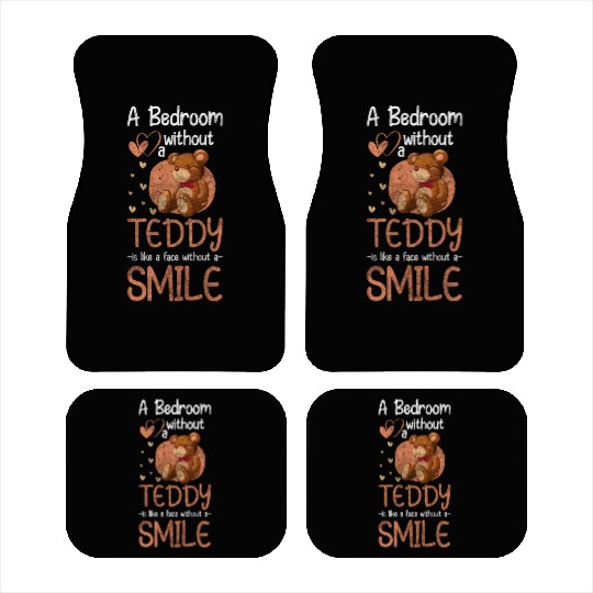 Teddy Bear Sweet Cuddly Car Mats
