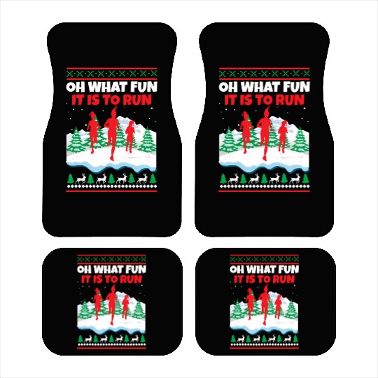 Oh W Fun Is It To Run Jogging Running Car Mats