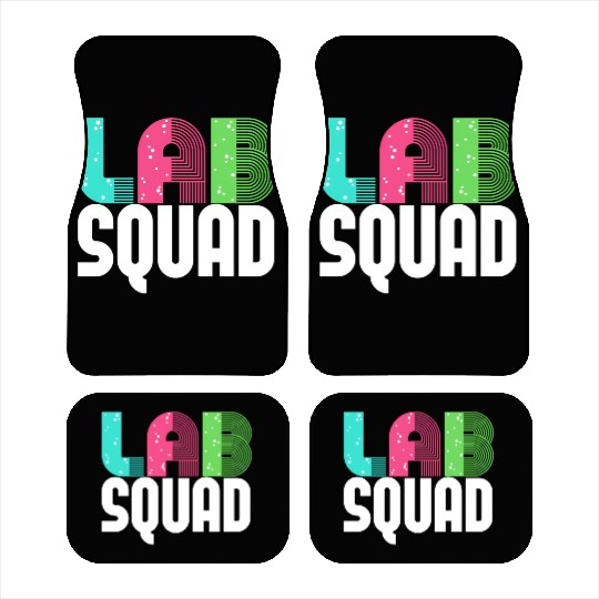 Lab Squad Lab Tech Laboratory Assistant Car Mats
