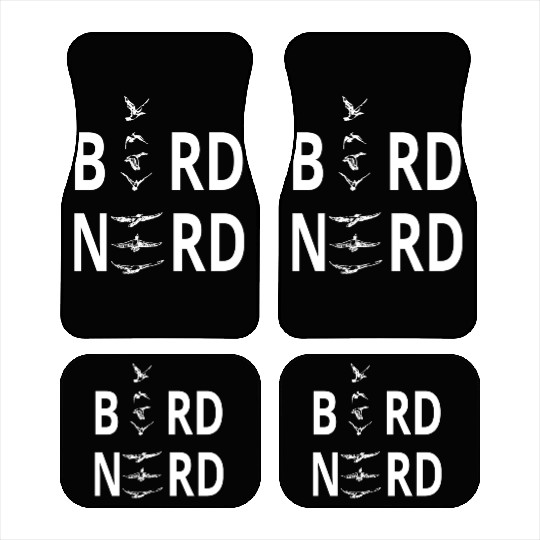 Bird Nerd For Birders Car Mats