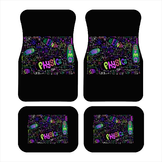 Theoretical Physics Geek Nerd Stem Science Car Mats