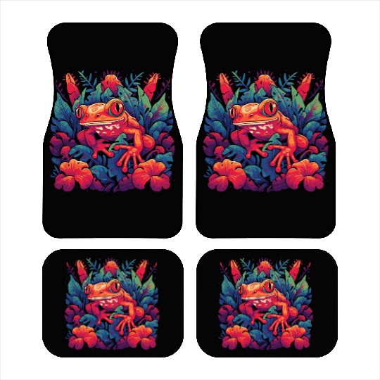 Wild Poison Frog Goth Goblincore Fairycore Gothic Car Mats