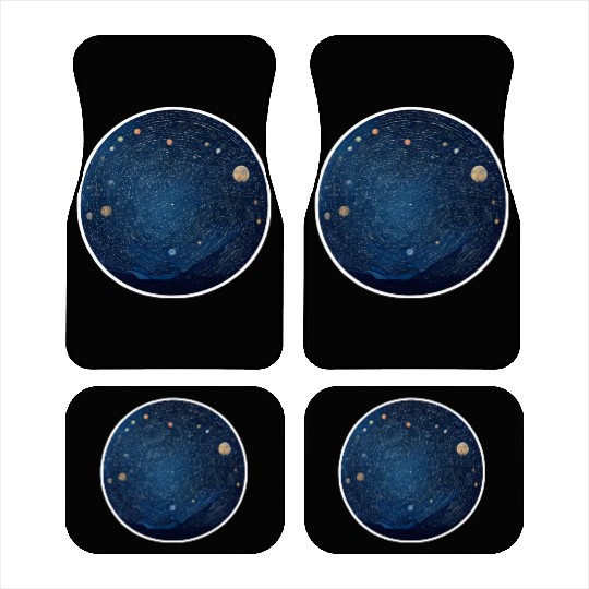 A Starry Night Car Mats