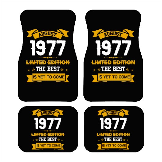 August 1977 Birthday Surprise Car Mats