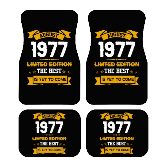 August 1977 Birthday Surprise Car Mats