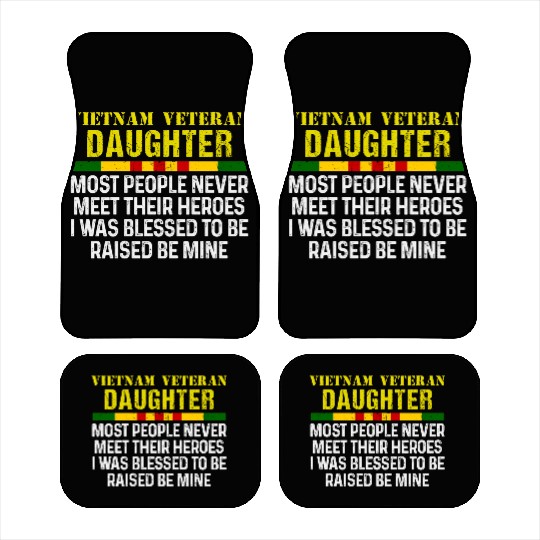 US Army Vietnam Veteran Daughter Car Mats