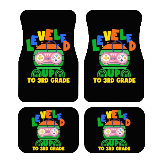 Level up to 3rd grade, back to school Car Mats