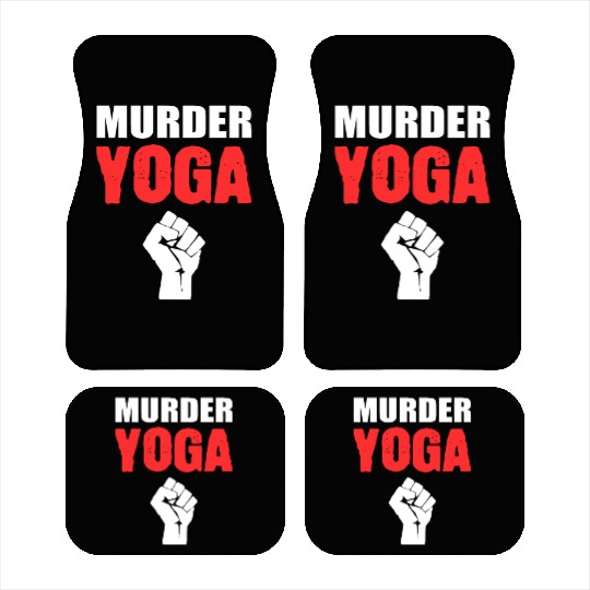 Murder Yoga Yoga Coach Gift Car Mats