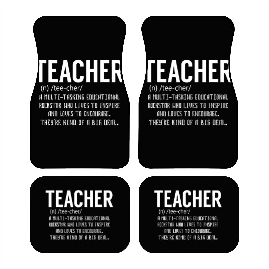Teacher Definition - Teacher Appreciation Car Mats