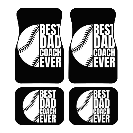 Best Dad Coach Ever Car Mats