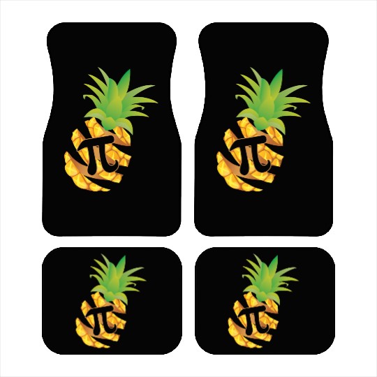 Pi Day Car Mats, Pineapple Pi Day, Funny Math Lover