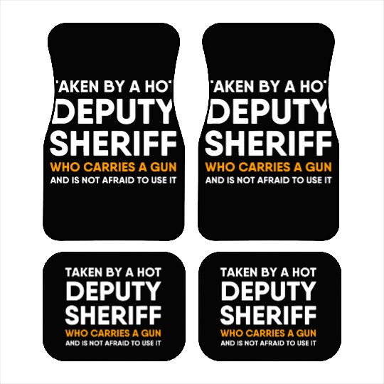 Deputy Sheriff Girlfriend Boyfriend Wife Husband F Car Mats