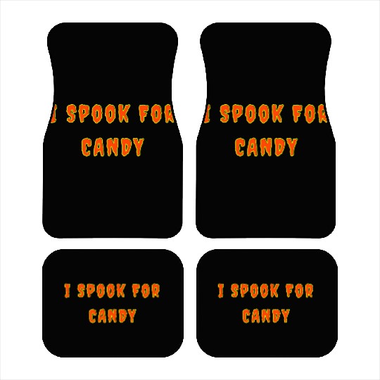 I Spook For Candy nostalgia Car Mats