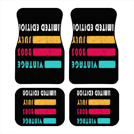 July 2003 Anniversary July 2003 July Car Mats