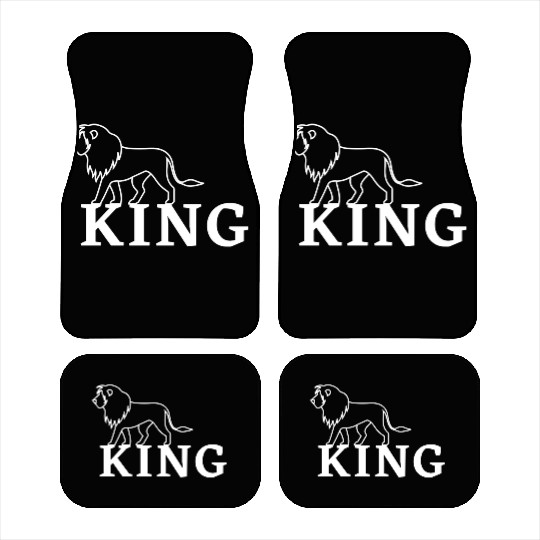 Lion King Wildcat Big Cat Predator Feline Gift Car Mats