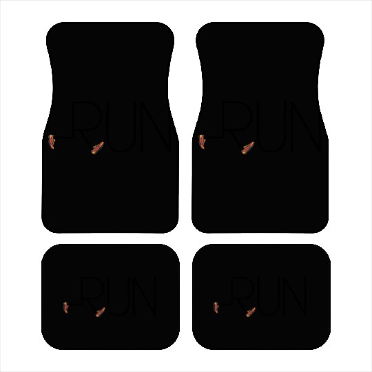 Running Motivation funny Car Mats