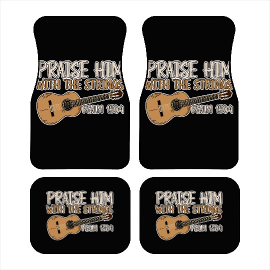 Praise Him With The Strings 2 Car Mats
