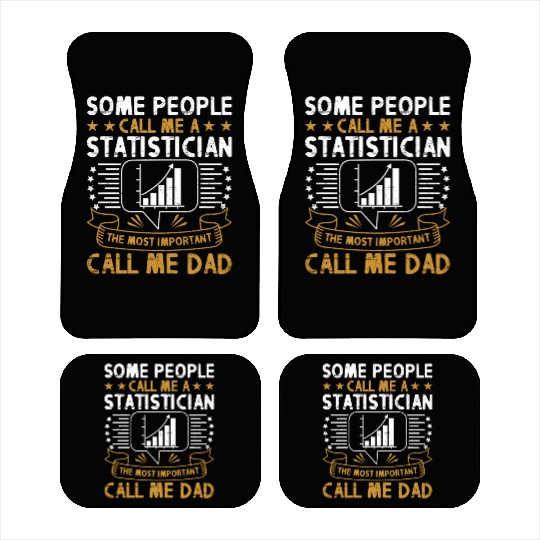 Best Dad Ever Data Analysis Job Statistician Car Mats