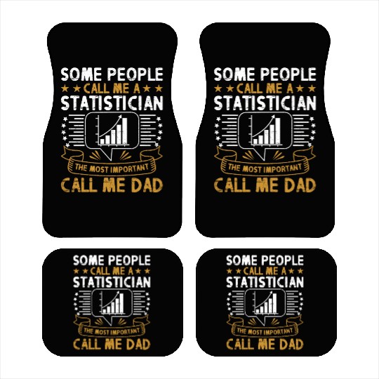 Best Dad Ever Data Analysis Job Statistician Car Mats