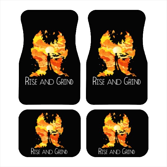 Rise and Grind Car Mats