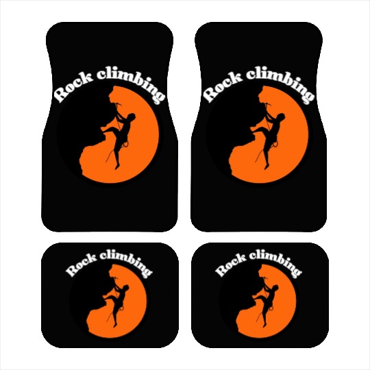 Rock climbing design Car Mats