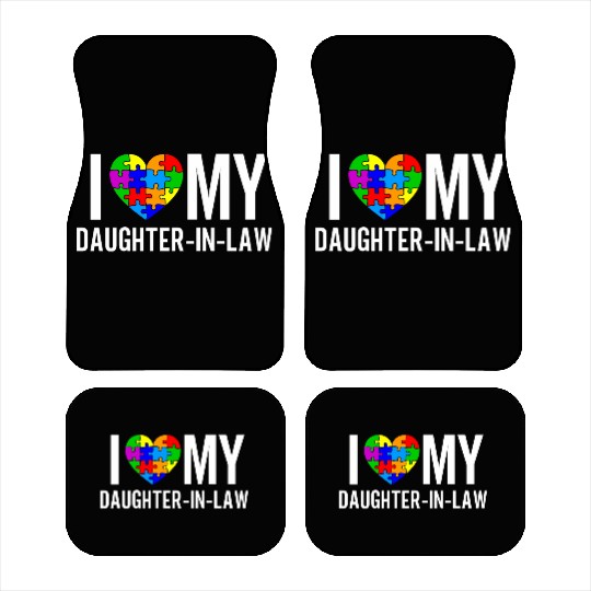 I Love My Daughter-In-Law Car Mats