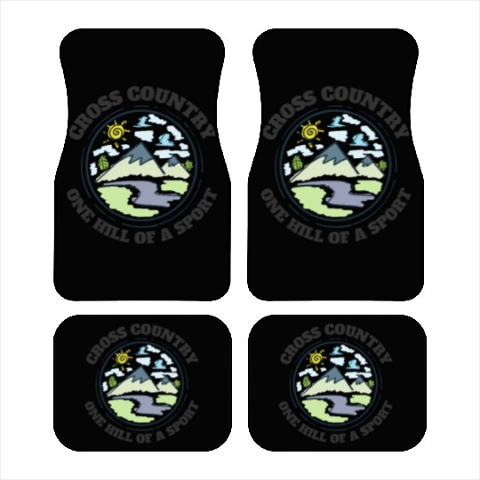 High School Running Car Mats, Cross Country Hills,