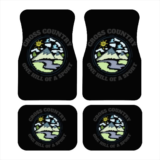 High School Running Car Mats, Cross Country Hills,