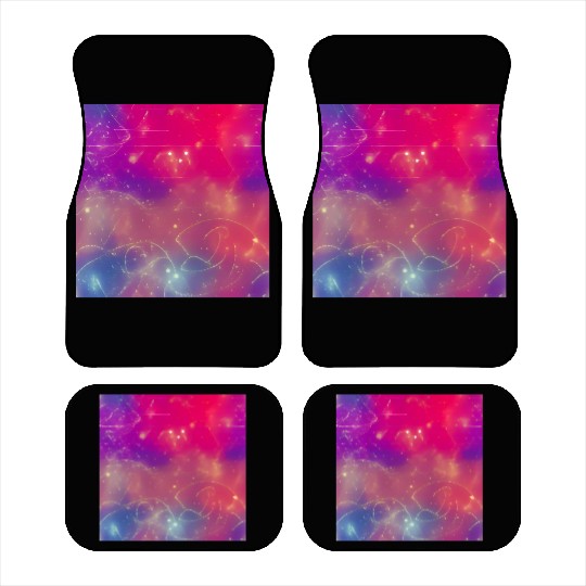 galaxy nebula draw abstract Car Mats