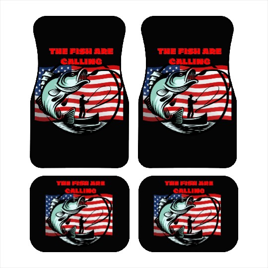 The Fish are Calling Car Mats