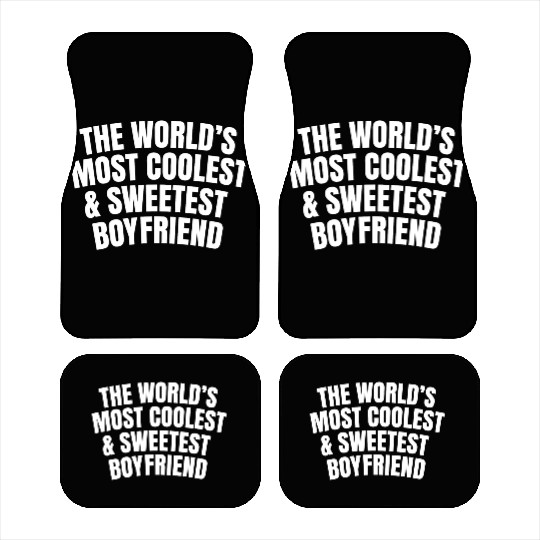 World s Most Coolest And Sweetest Boyfriend Car Mats