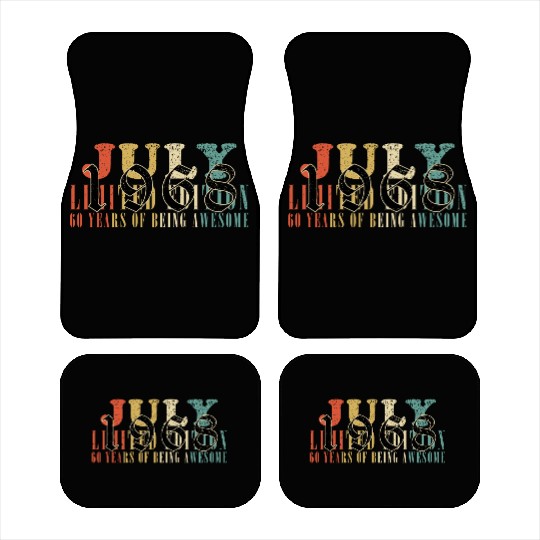 July 1968 Anniversary July 1968 July Car Mats