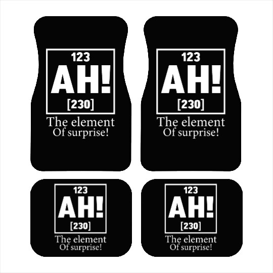 123 AH 230 THE ELEMENT OF SURPRISE Car Mats