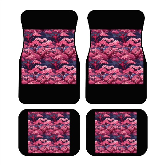 Anime Euphoria: Fantasy Cherry Blossom Dreamscape Car Mats