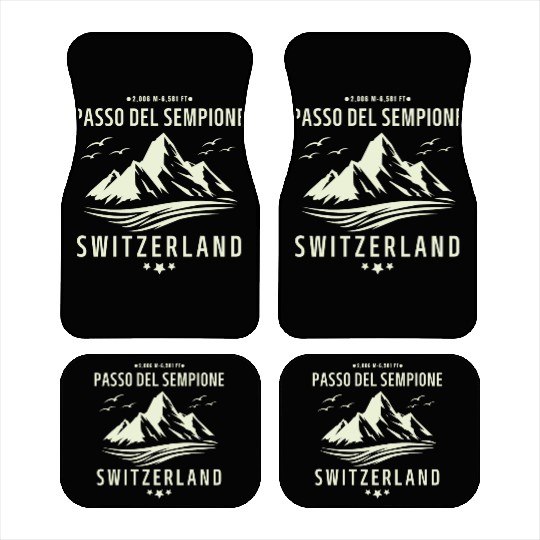 passo del sempione switzerland motorcycle trip Car Mats
