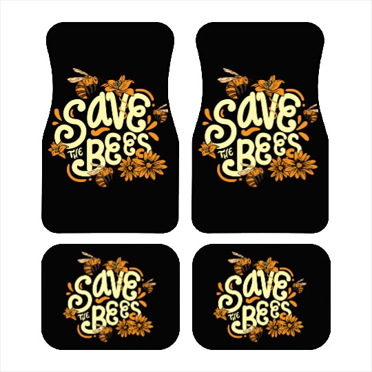 Save The Bees Beekeeper Environmentalist Car Mats