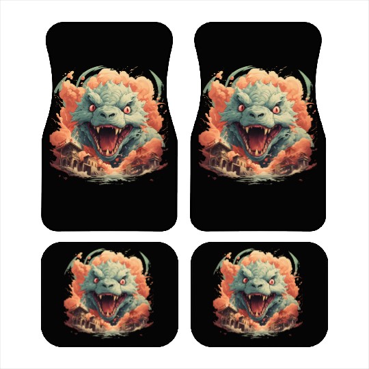 Kaiju: Cityscape Destructor Car Mats